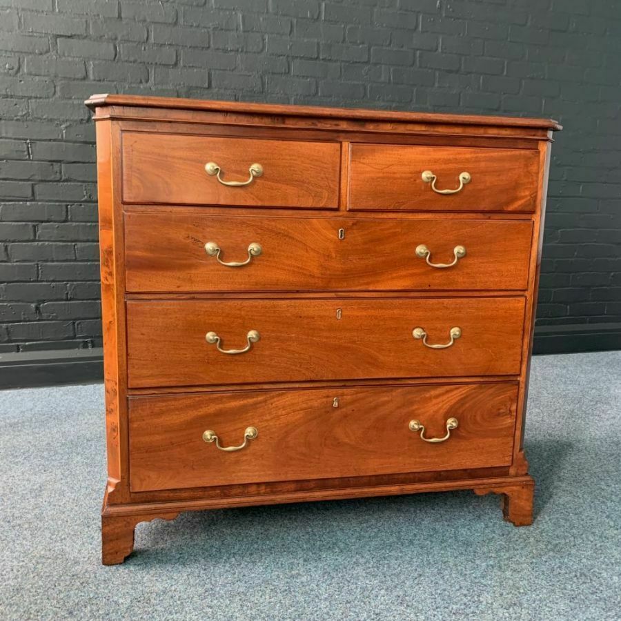 Pretty George III Mahogany Chest Of Drawers photo buy