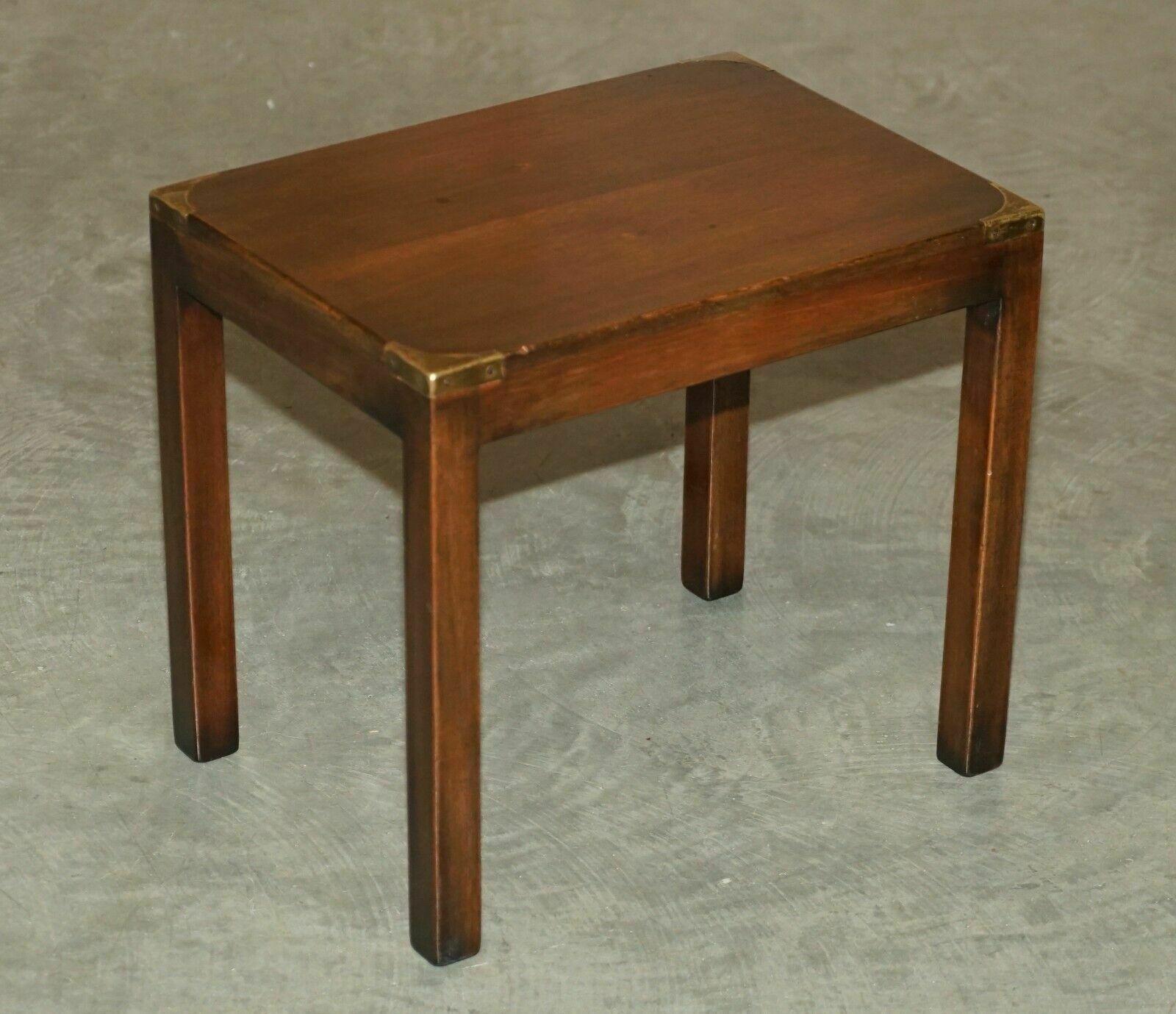 Furniture Lovely Harrods Kennedy Coffee & Side Table Nest Of Tables Military Campaign photo