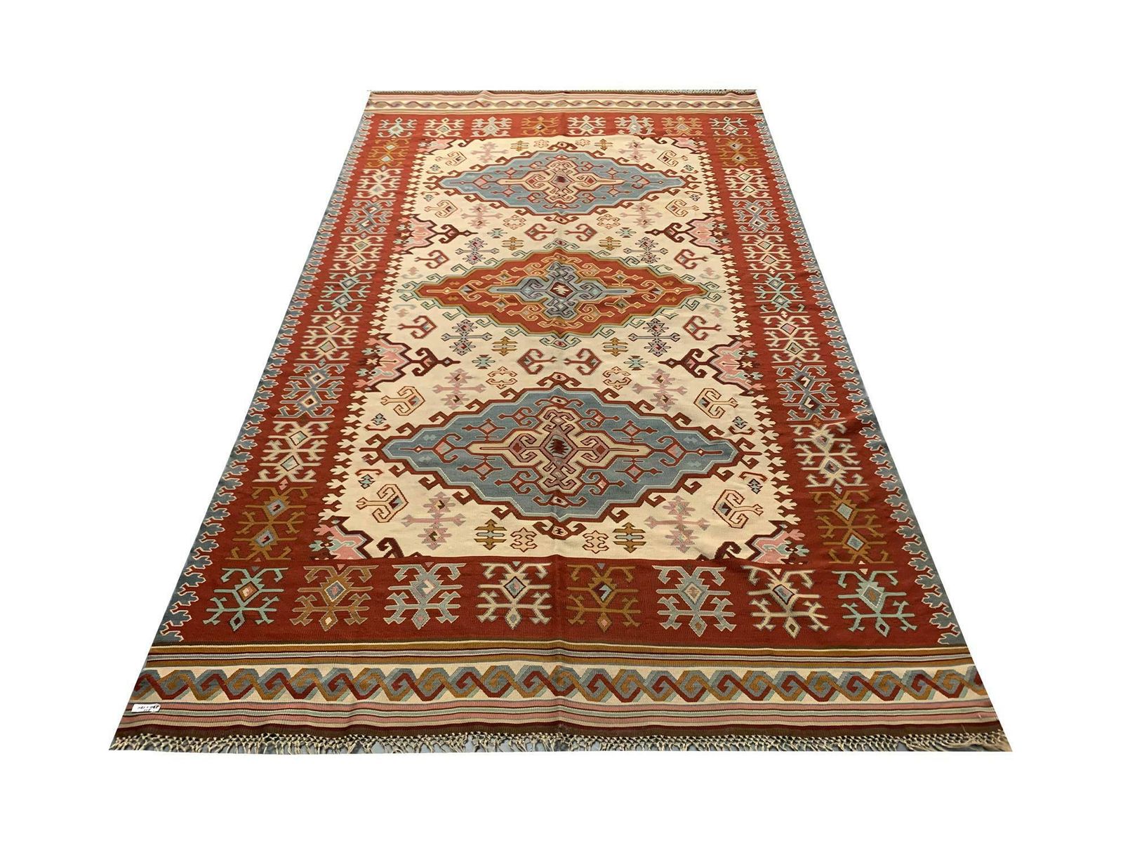 Rare Antique Kilim Handwoven Pirot Serbian Rug photo furniture