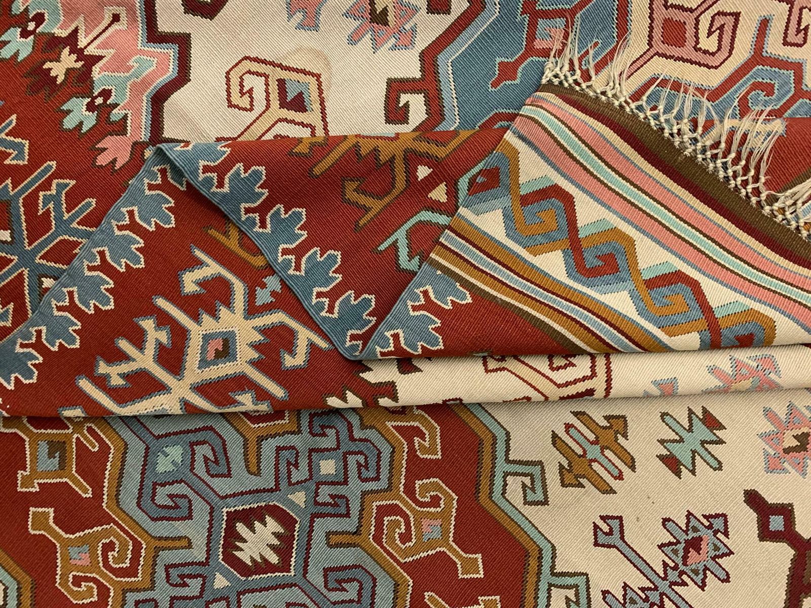 Rare Antique Kilim Handwoven Pirot Serbian Rug photo 3450.0