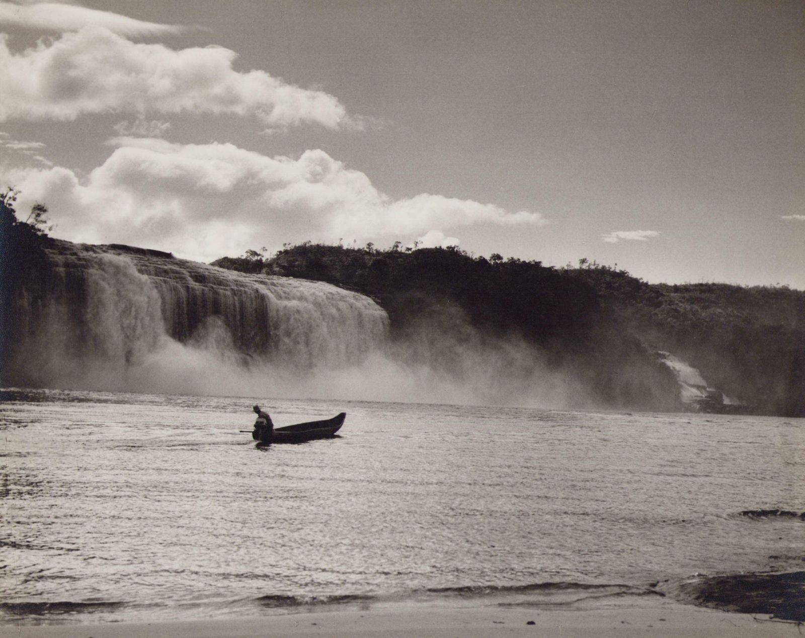 Hanna Seidel Venezuela, Waterfalls, Black And White Photography, 1960s,