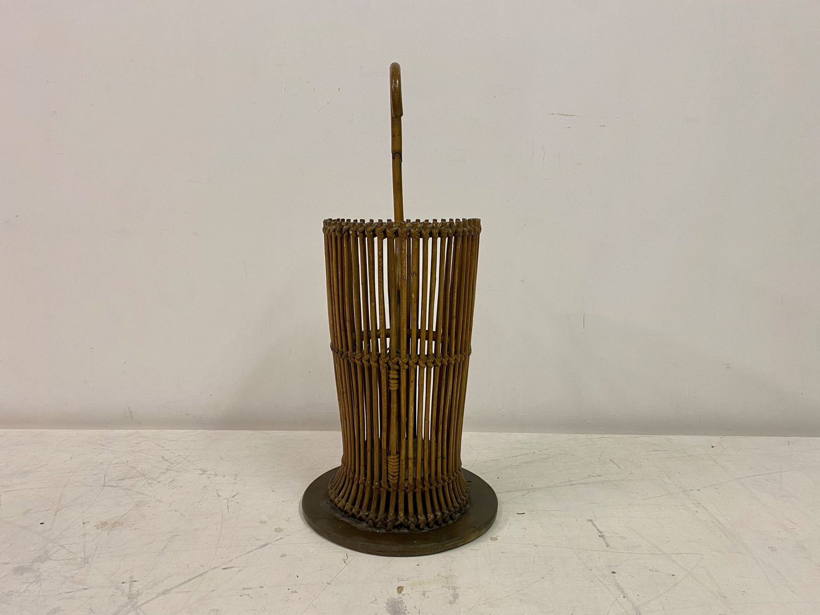 1960s Italian Bamboo Umbrella Stand photo 795.0