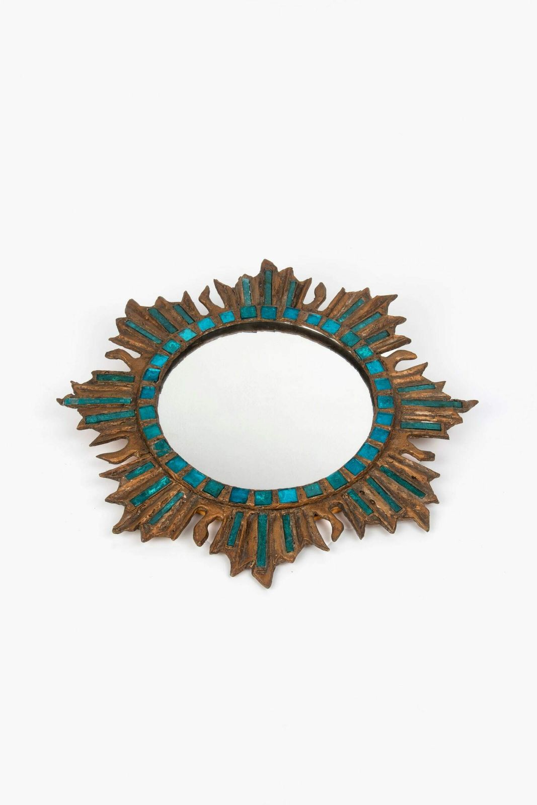 1960s Sunburst Mirror In The Style Of Line Vautrin photo furniture