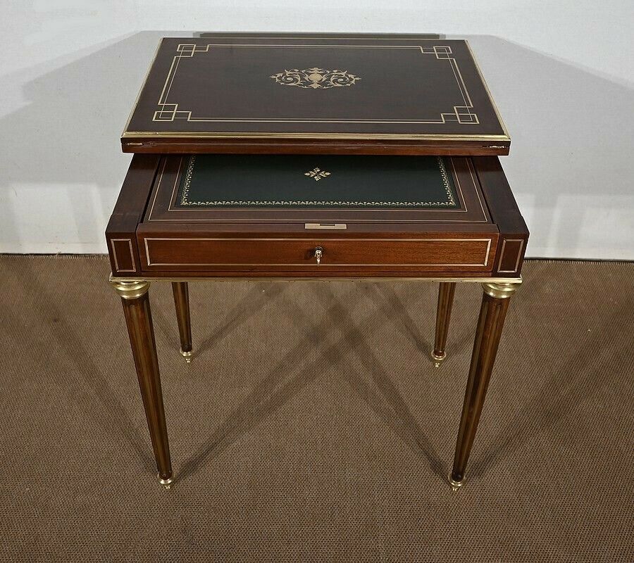 photo vintage Small System Table, Louis XVI Style, 2nd Part Of The 19th Century