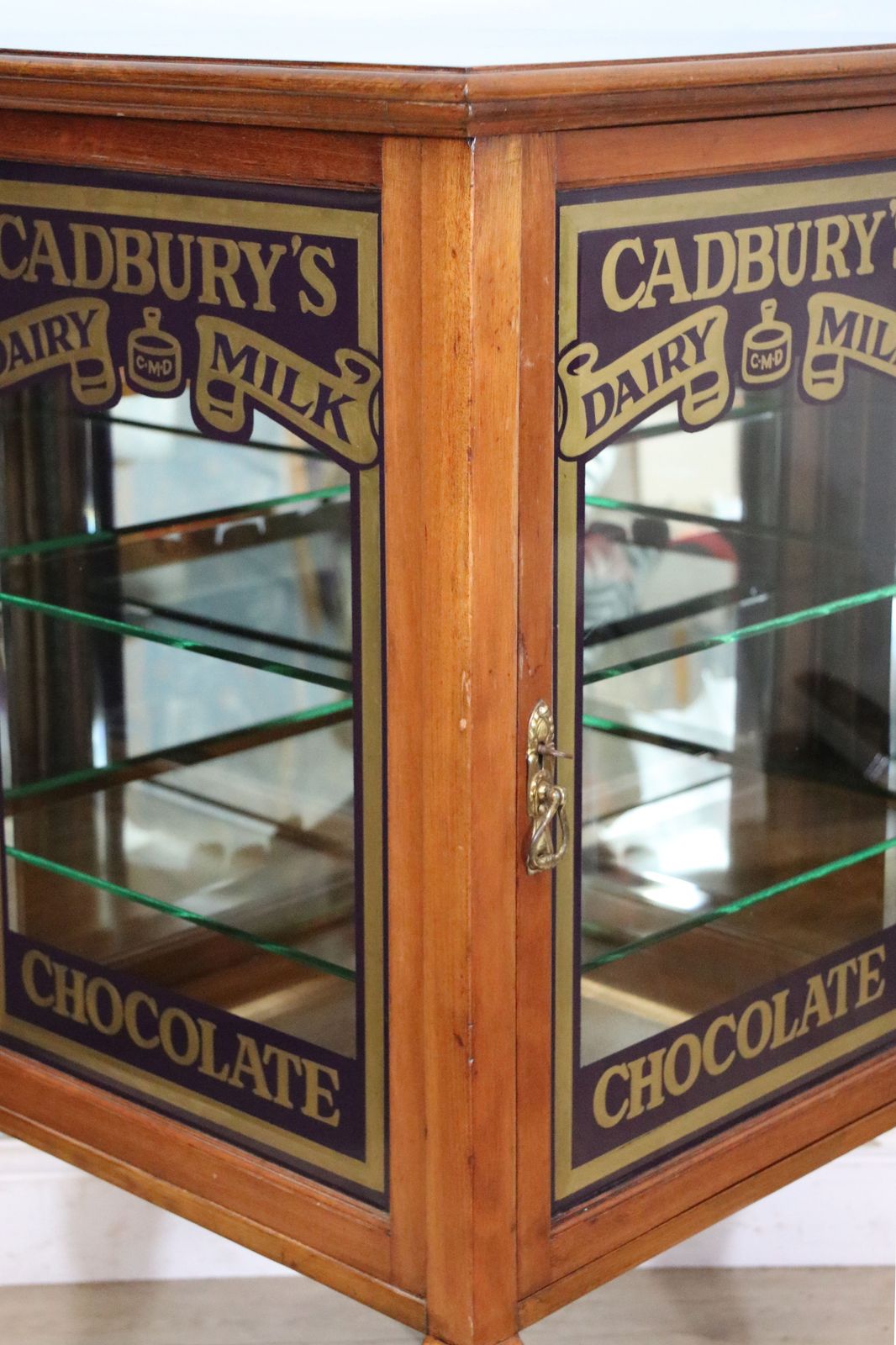 photo buy A Lovely Early To Mid 20th Century Glazed Side Cabinet.