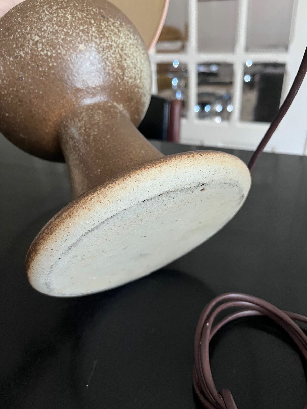 Brutalist Sandstone Lamp photo Lighting