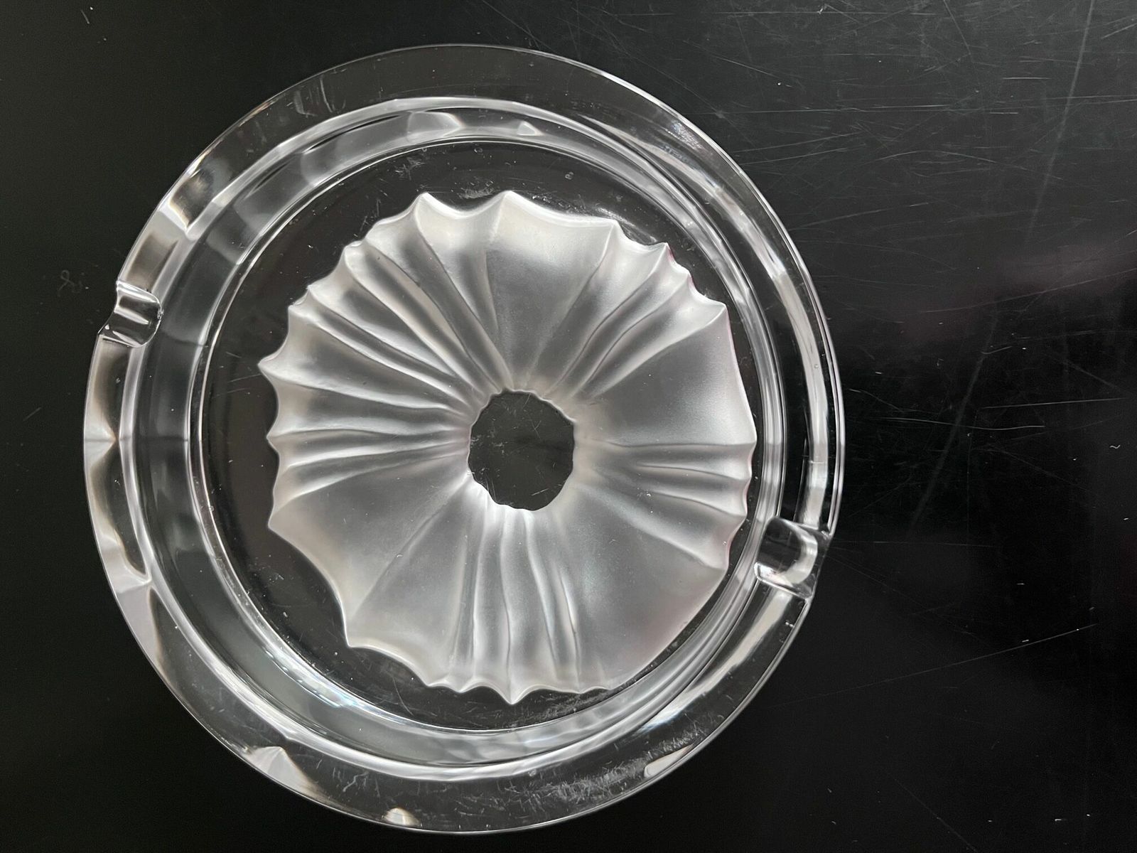 Daum Crystal Ashtray, 1970s, Vintage photo vinterior