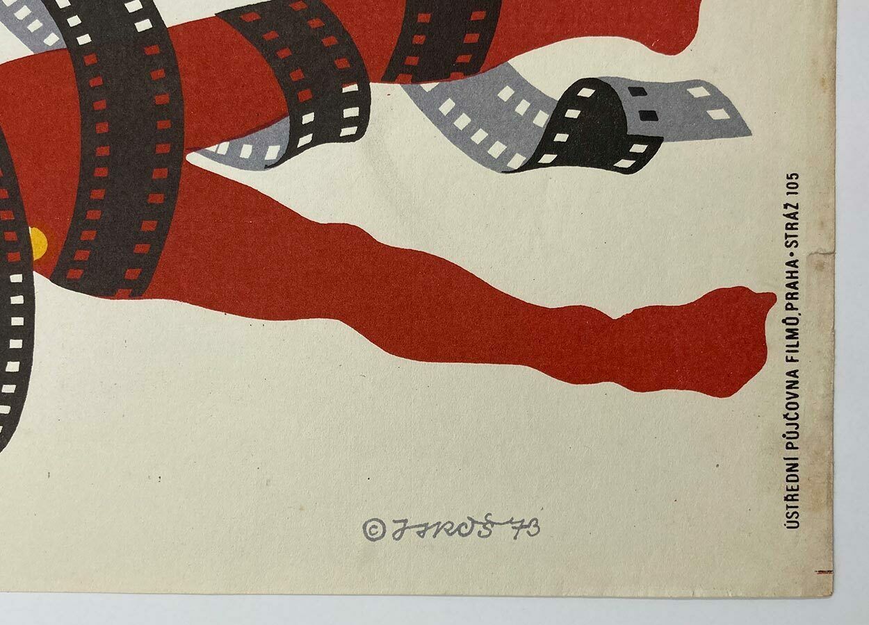 Original Film Poster, How A Little Jester Matured Over The Devils, Alexej Jaroš, 1973, Genuine Czech Vintage Print photo buy