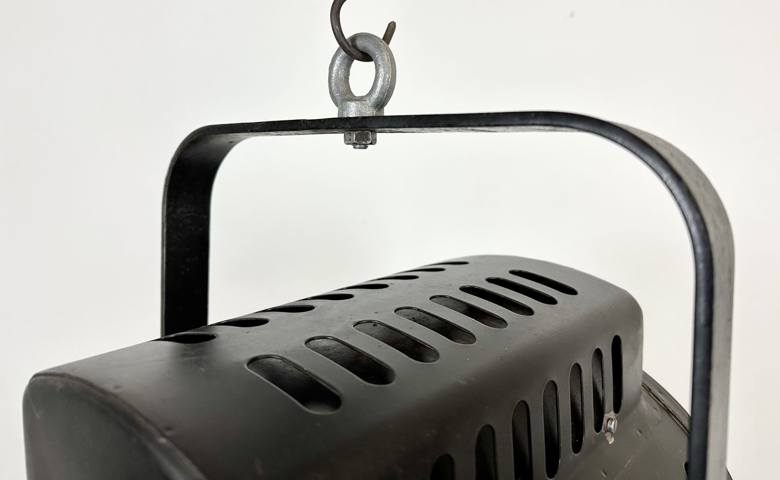Vintage Black Theatre Spotlight, 1960s photo Lighting