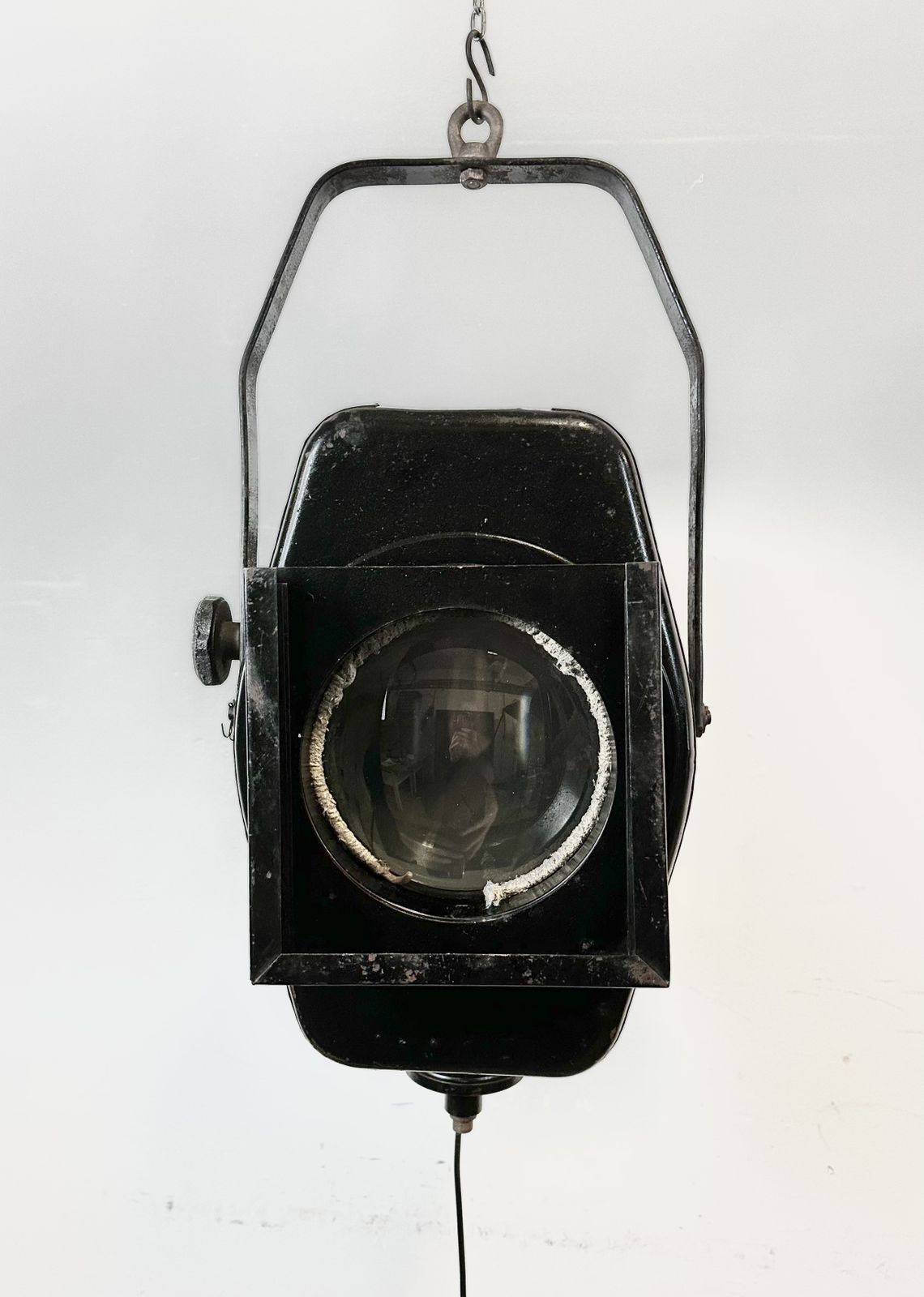 photo for sale Vintage Black Theatre Spotlight, 1950s
