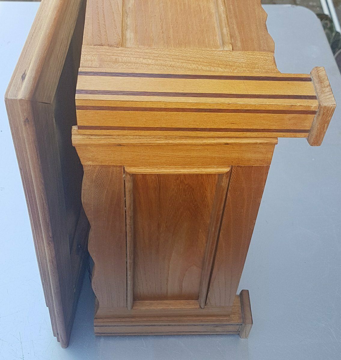Antique Wooden Box With Secret Compartment photo vinterior
