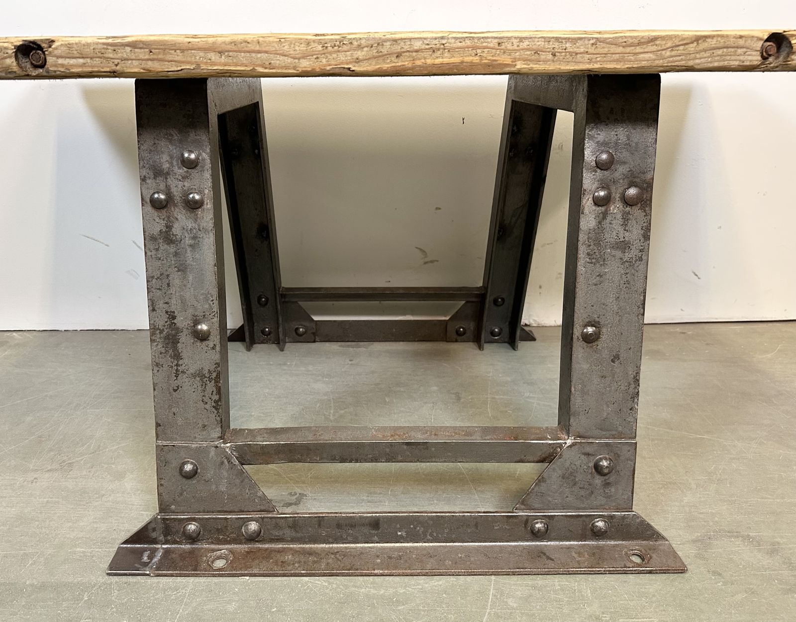 photo furniture Industrial Riveted Coffee Table, 1960s