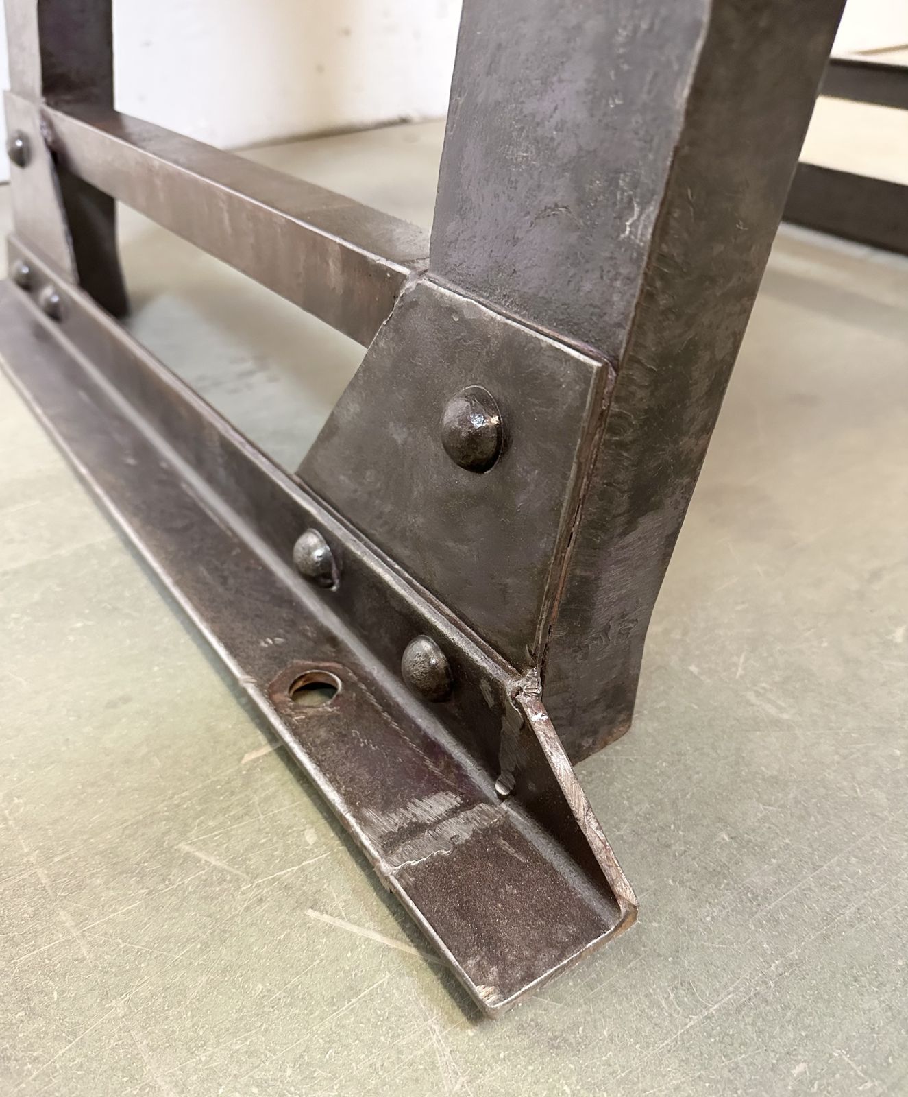 photo buy Industrial Riveted Coffee Table, 1960s