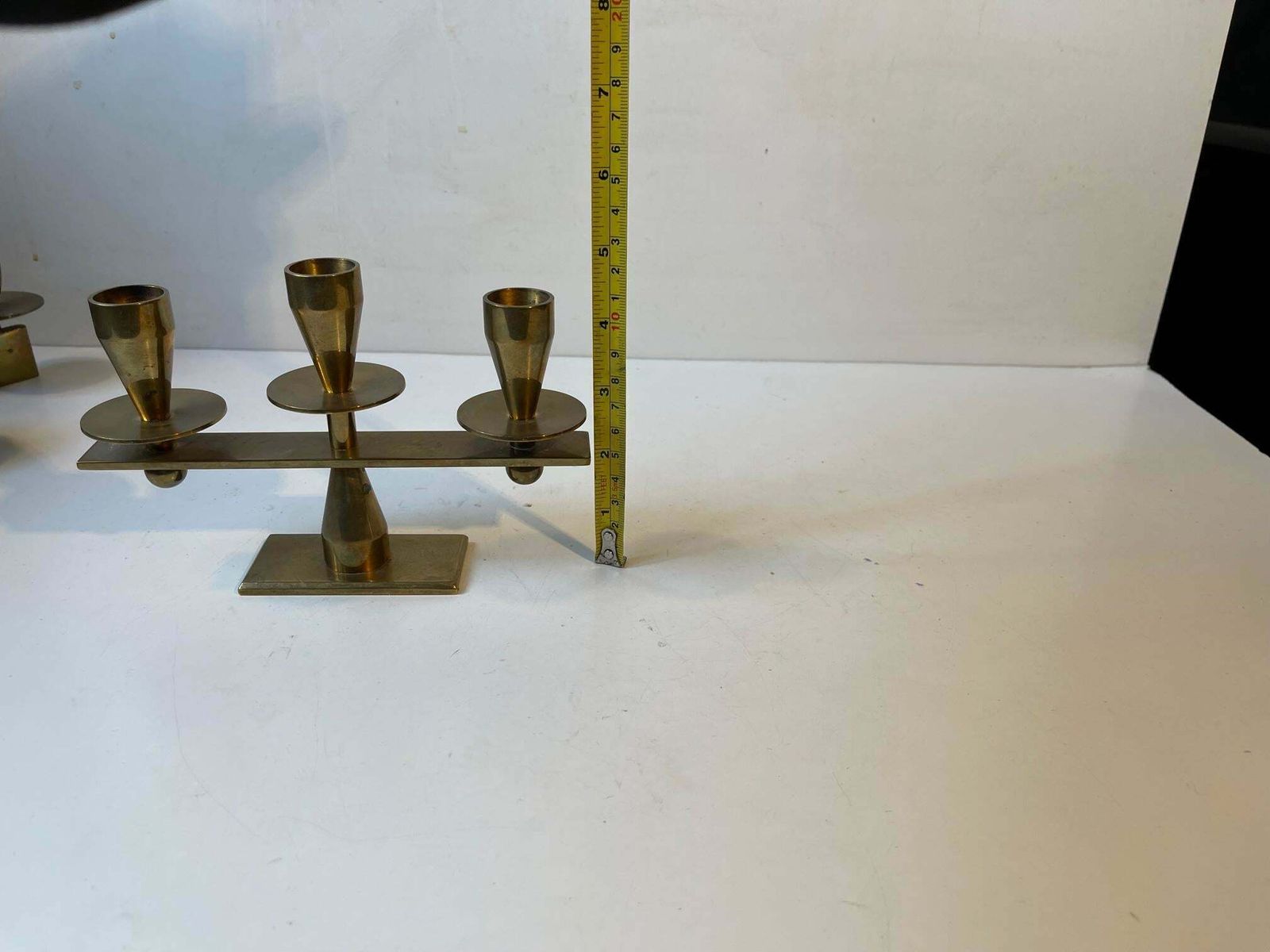 photo vinterior Mid Century Candleholders In Bronze By Kara Copenhagen