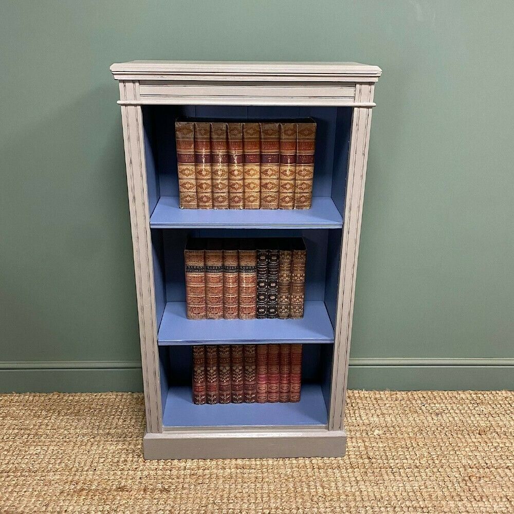 Country House Antique Painted Bookcase