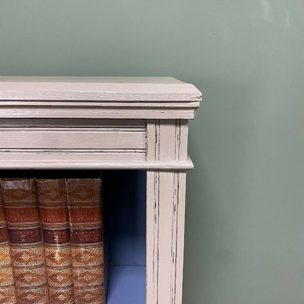 Country House Antique Painted Bookcase photo for sale
