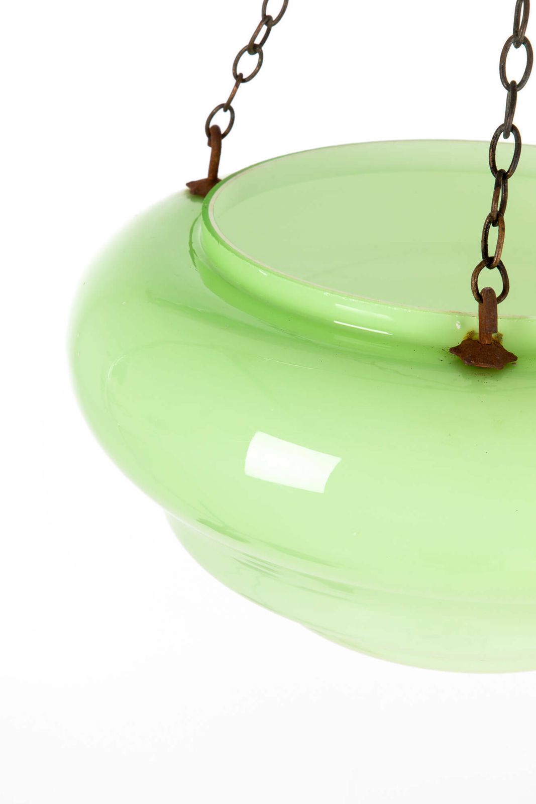 Art Deco Green Plafonnier, 1920s photo furniture