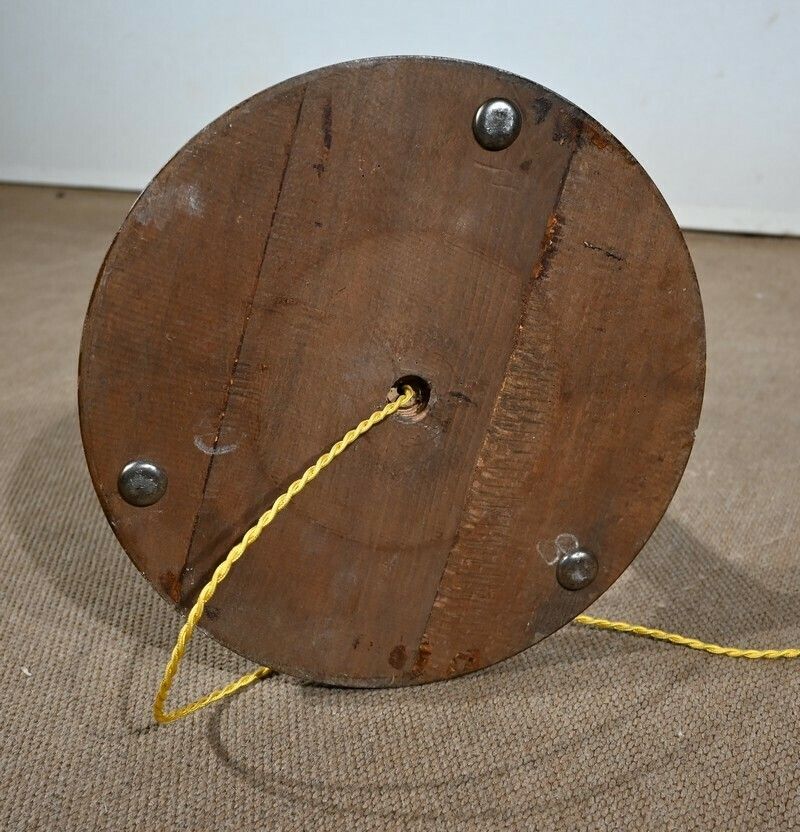 photo vinterior Art Deco Floor Lamp In Varnished Beech, 1940