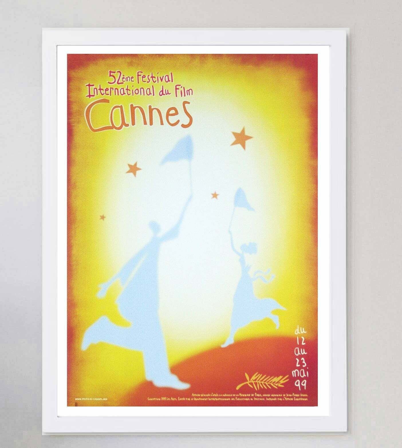Cannes Film Festival 1999 Original Vintage Poster photo for sale