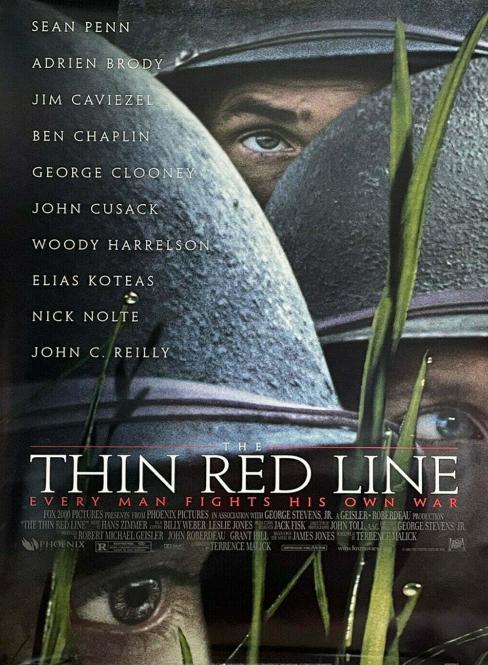 The Thin Red Line  Original Vintage Poster