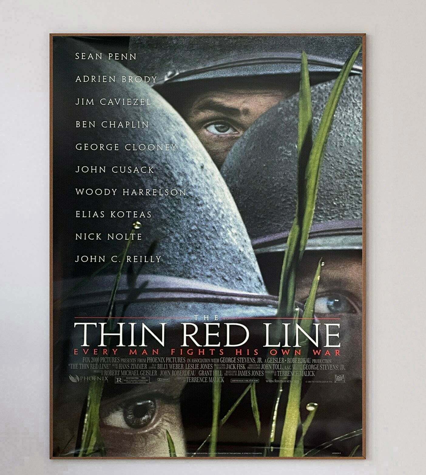 The Thin Red Line  Original Vintage Poster photo 348.0