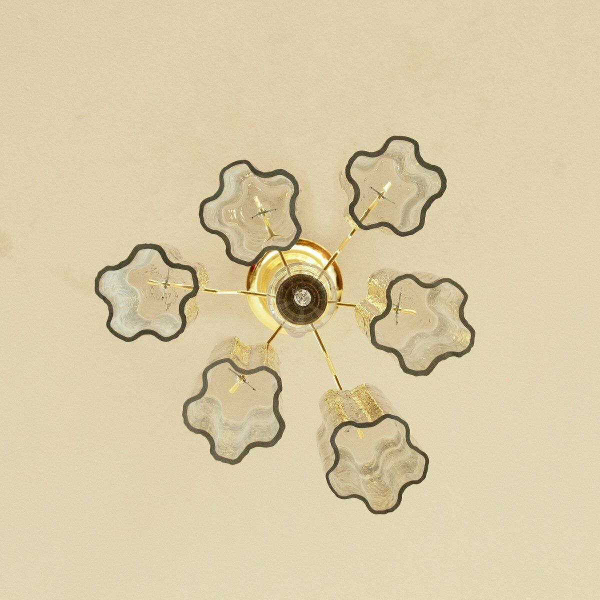 Lighting Tronchi Pendant Lamp In Murano Glass, 1990s photo