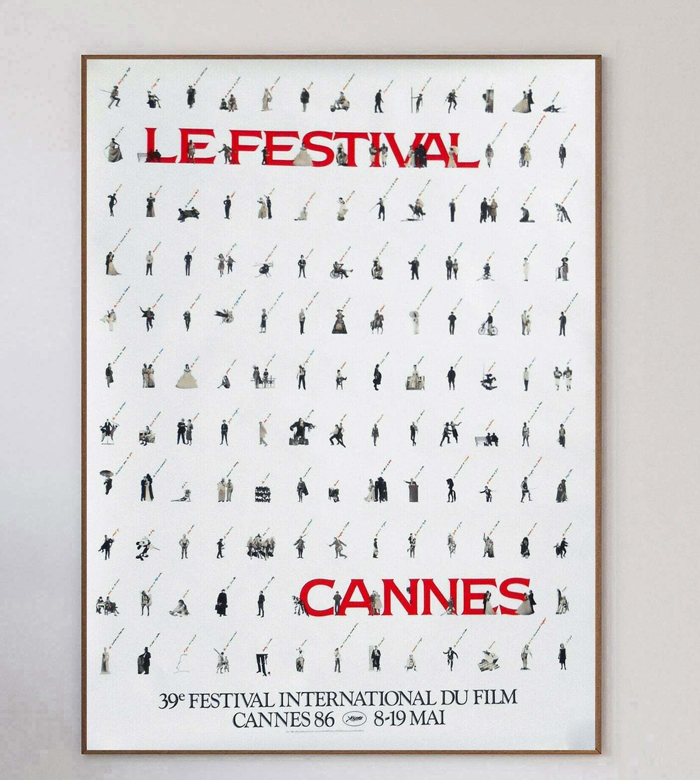 Cannes Film Festival 1986 Original Vintage Poster photo 402.0