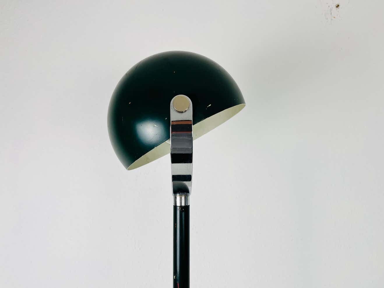 Midcentury Green Space Age Floor Lamp, Germany, 1960s photo Lighting