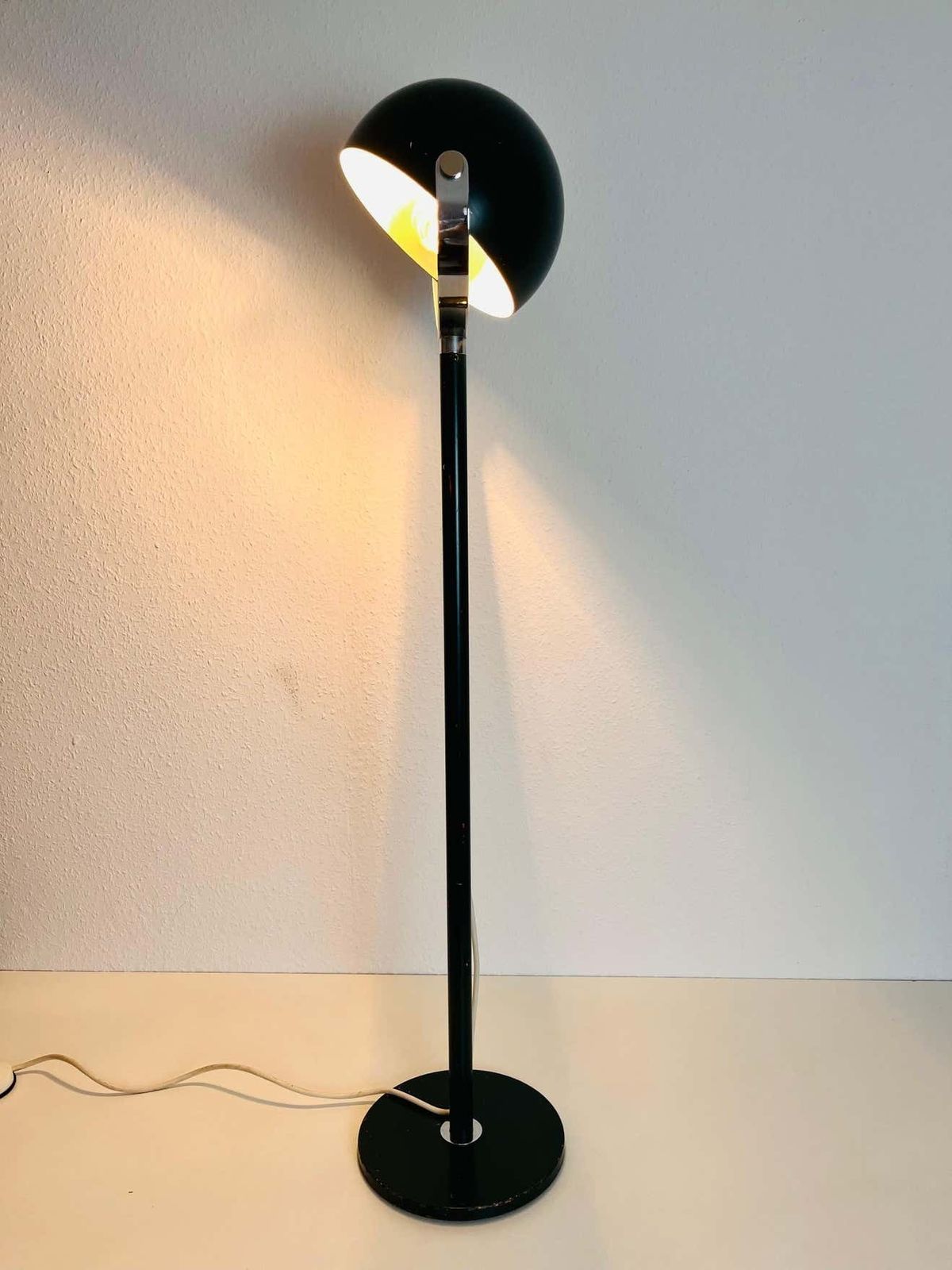 Midcentury Green Space Age Floor Lamp, Germany, 1960s photo vintage