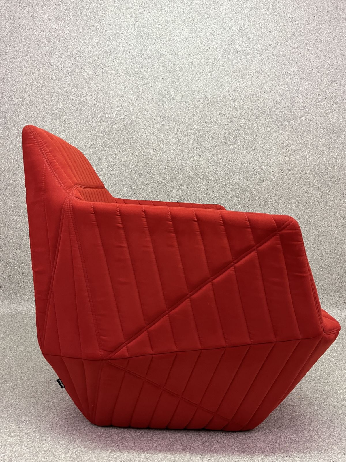 Furniture Ligne Roset Red Facett Armchair Design By R. & E. Bouroullec photo