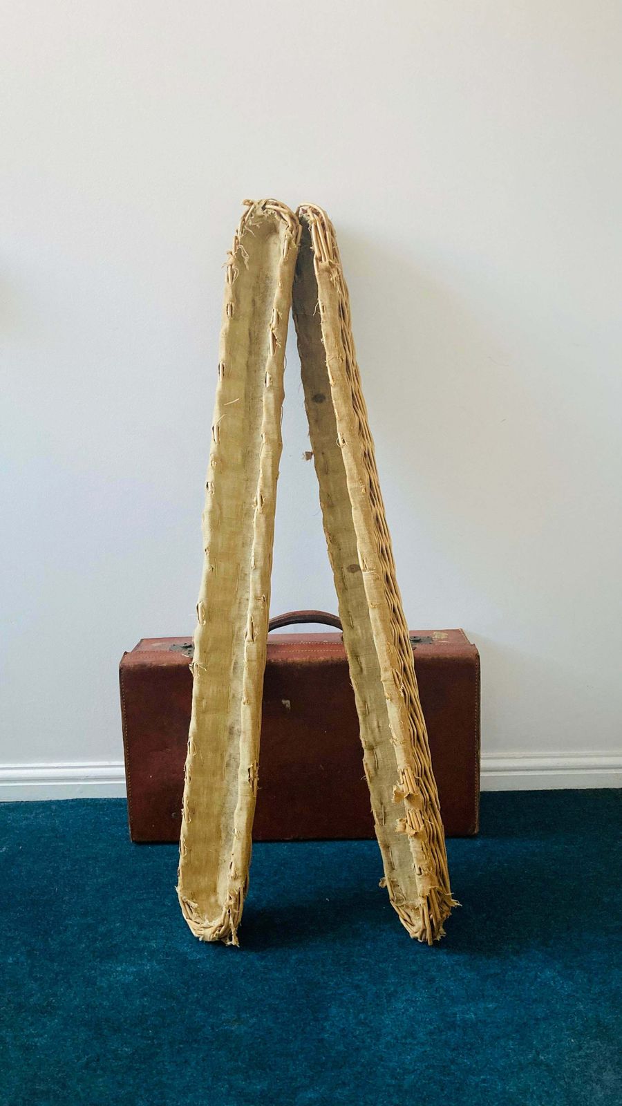 Vintage French Baguette Basket photo furniture