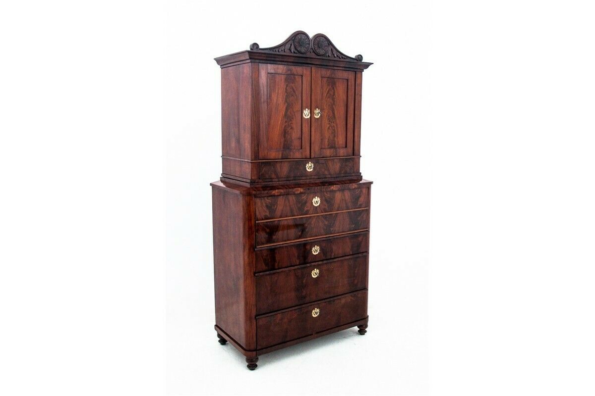 Antique Secretary From Around 1880, Northern Europe. photo furniture