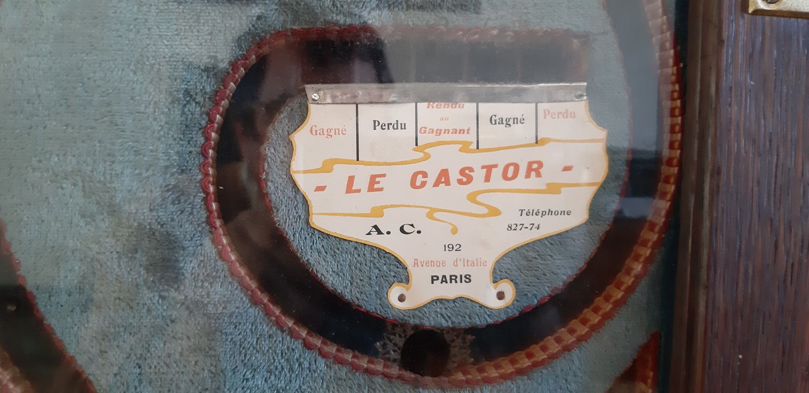 Old Ball Machine Game "Le Castor" 1908 A.C photo buy