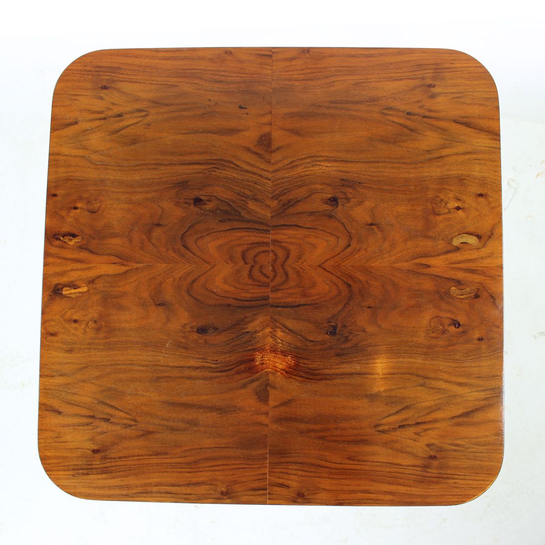 Rare Spider Coffee Table By Jindrich Halabala In Oak & Walnut, Czechoslovakia, 1930 photo vintage