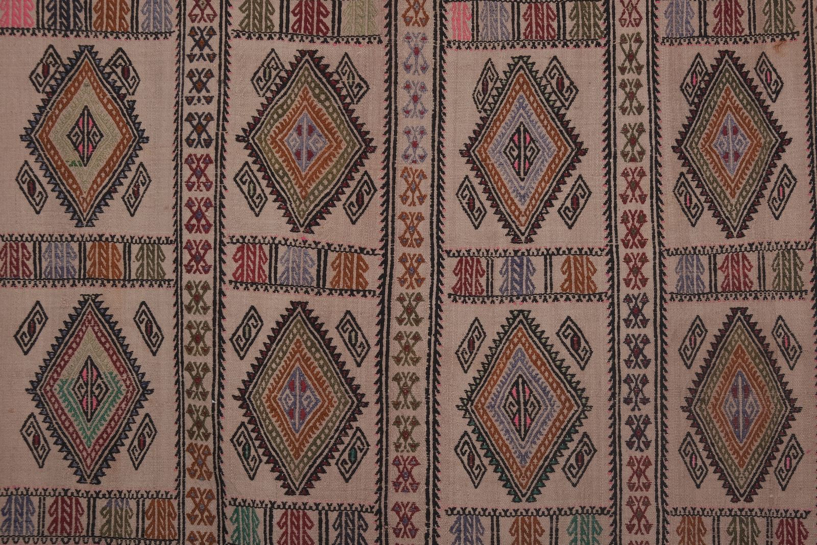 Handwoven Turkish Anatolian Kilim Rug 5'3'' X 7'5'' photo vinterior