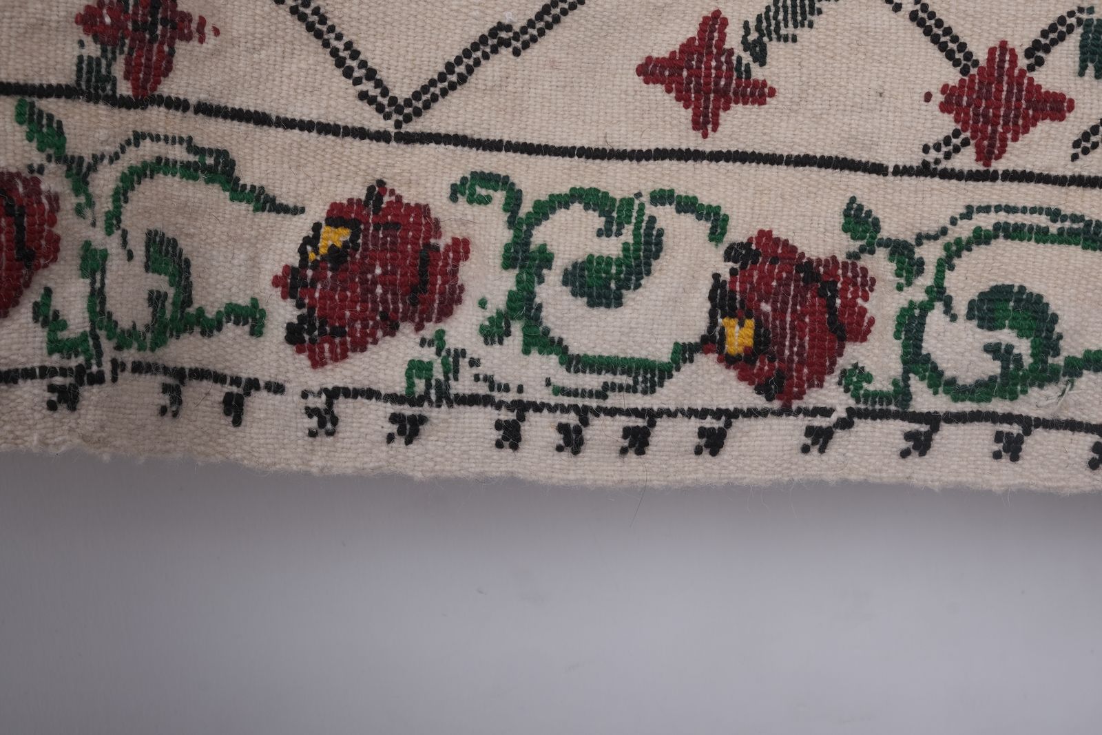 Vintage Wool Turkish Jajim Kilim Rug 5'5'' X 8' photo vinterior