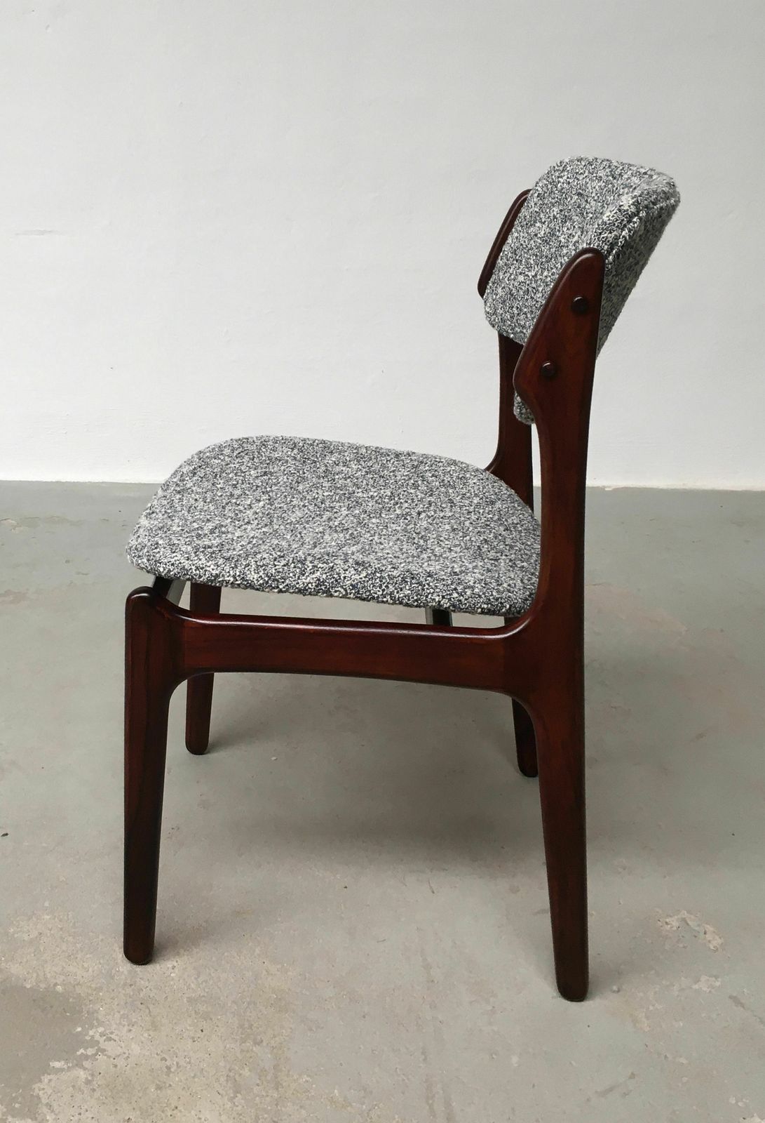 Erik Buch Set Of Ten Fully Restored Rosewood Dining Chairs Inc Custom Upholstery 1960's photo buy