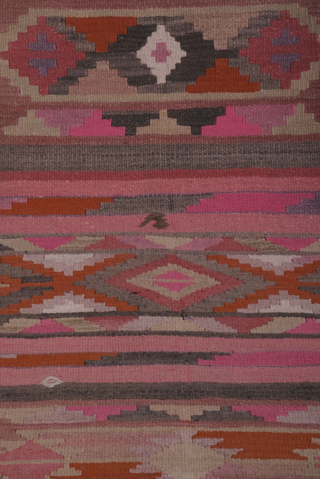 1960s Turkish Stair Kilim Runner 2'4'' X 17'7'' photo for sale