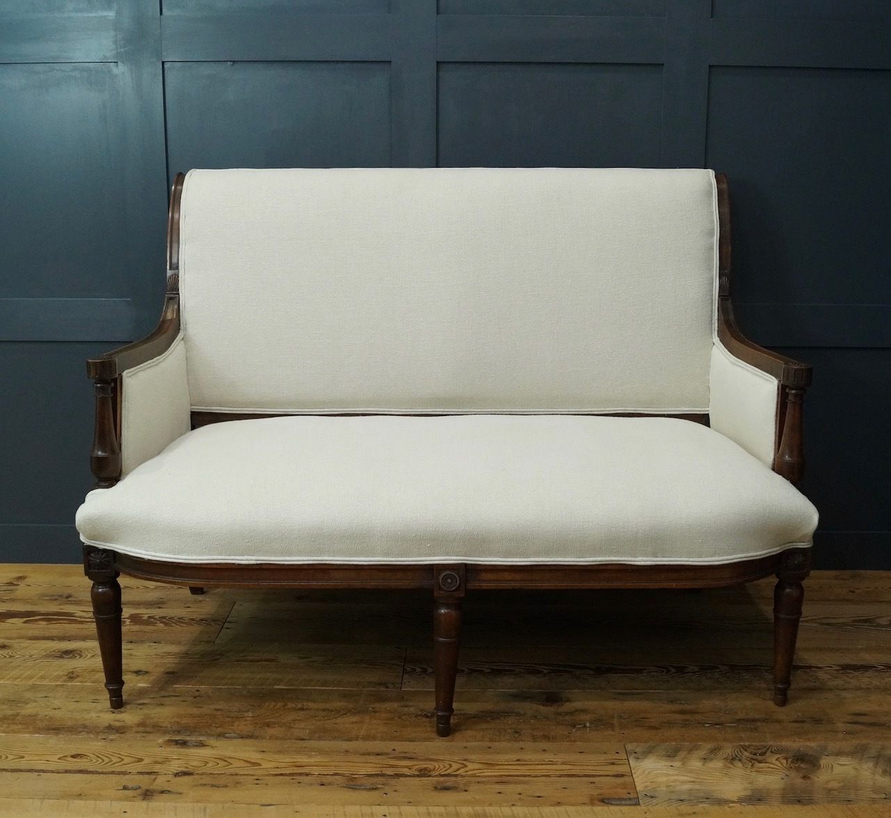 A Late 18th / Early 19th Century French Directoire Two Seater Settee photo Furniture