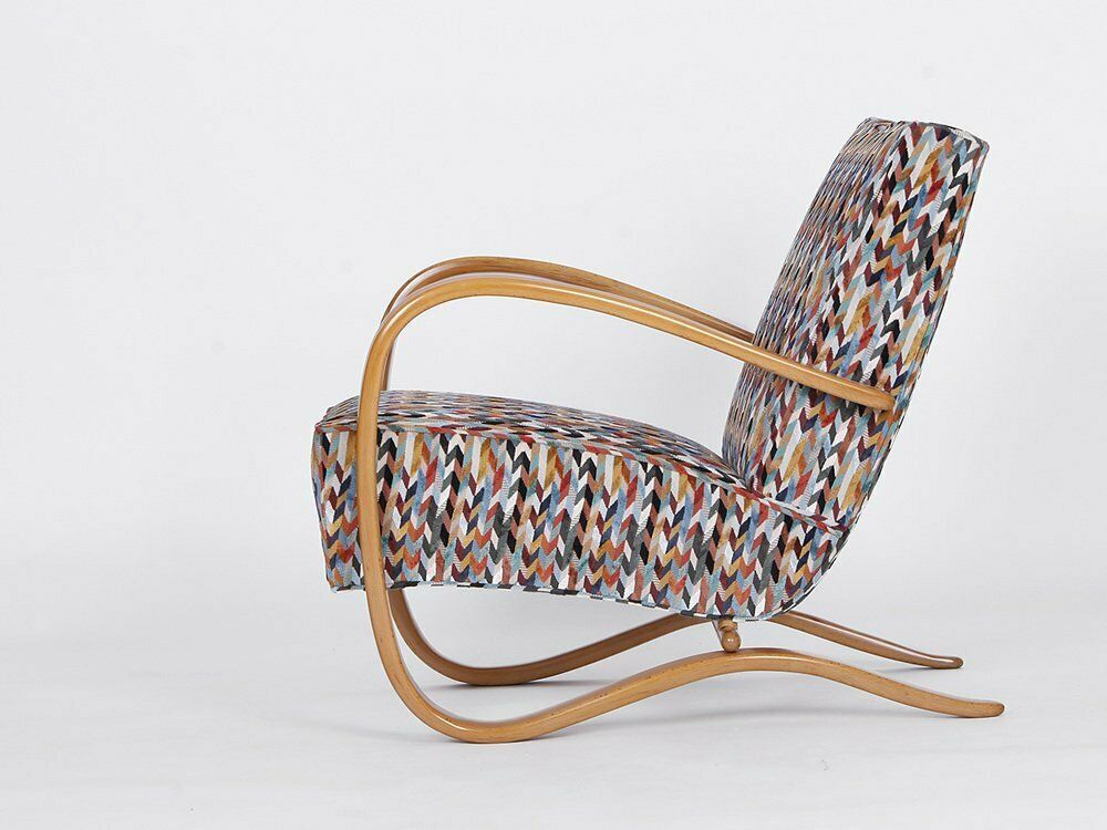 Art Deco Model H 269 Lounge Chair By Jindřich Halabala For Up Závody, 1930s photo vinterior