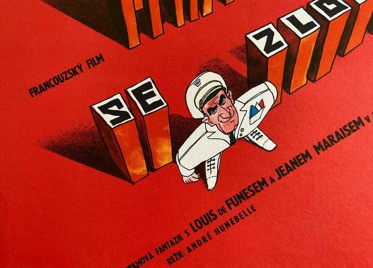 Movie Poster, Fantomas Unleashed, Antonín Sládek, 1974 photo furniture