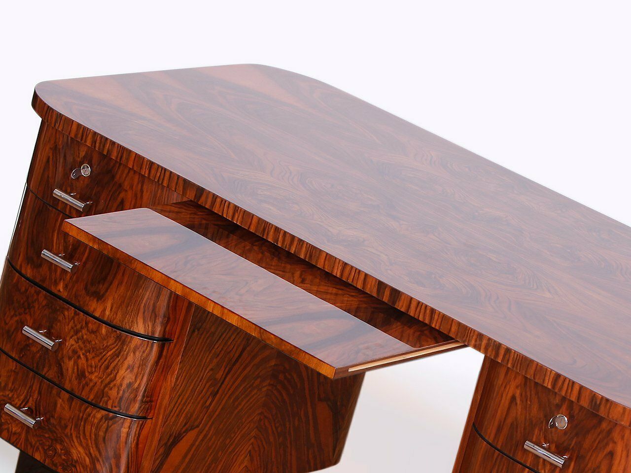 Model H 178 Desk By Jindrich Halabala For Up Zavody, 1930s photo vinterior