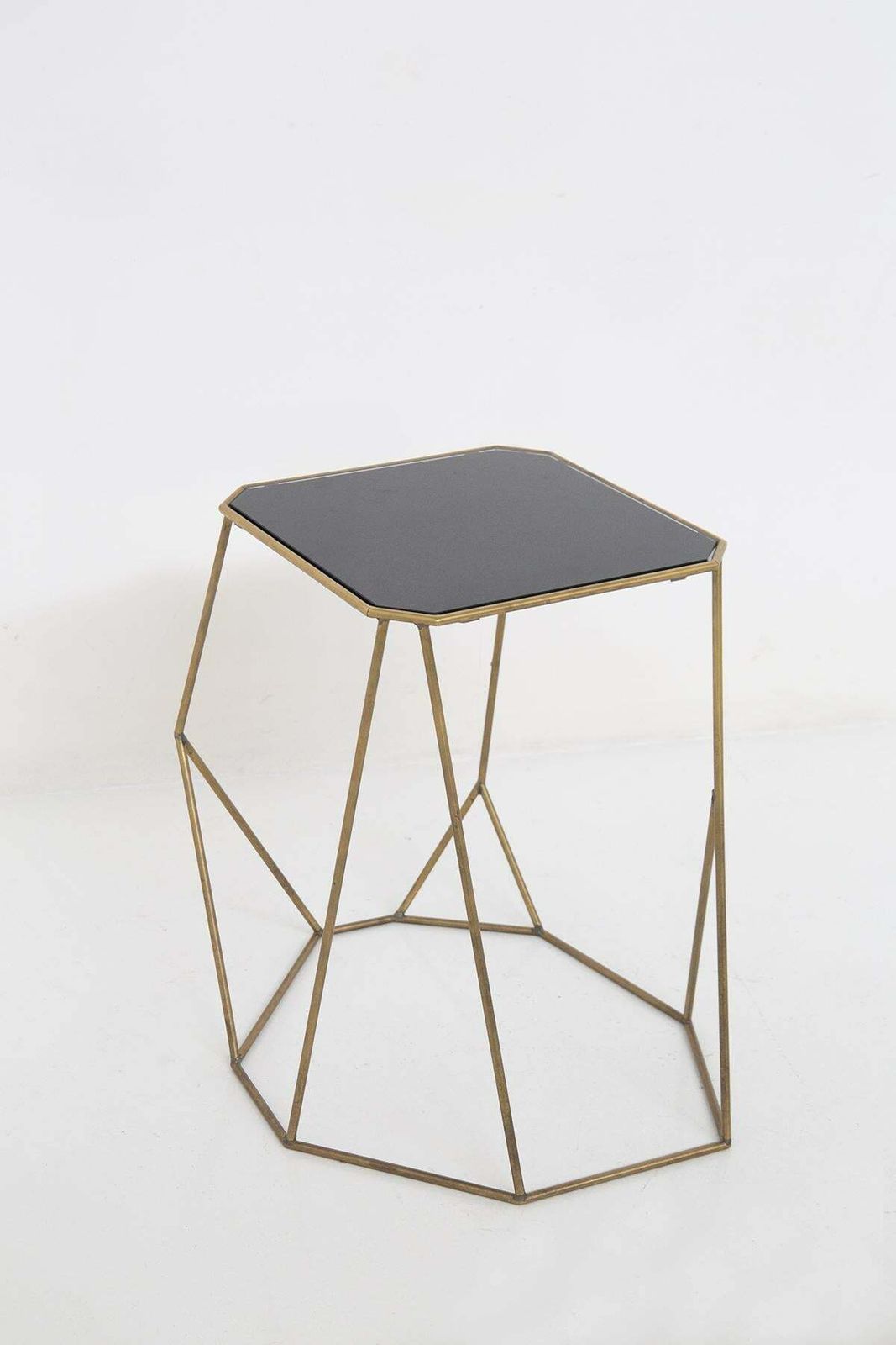 Italian Vintage Pair Of Coffee Tables In Brass And Opal Glass photo buy