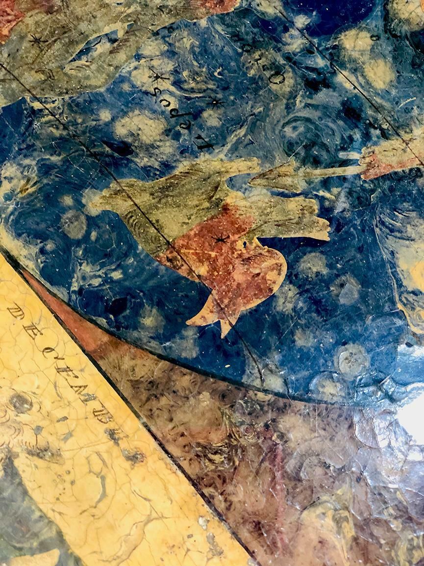 Coffee Table Scagliola Polychromy By Guglielmus Blaeuni, From 1731 photo furniture