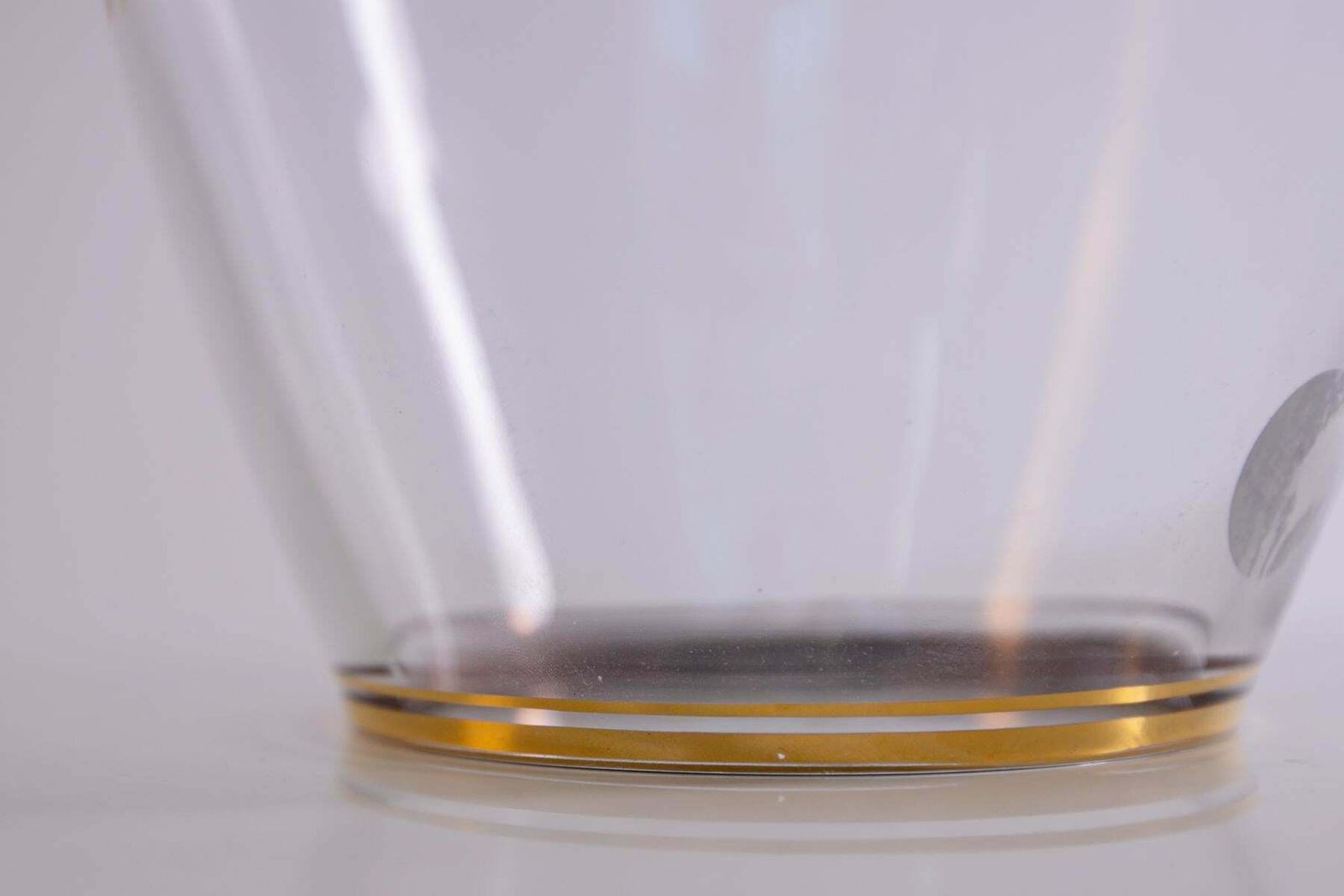 Vase In Murano Glass And Gold By Ferro Brother''S For Finzi 1950s photo buy