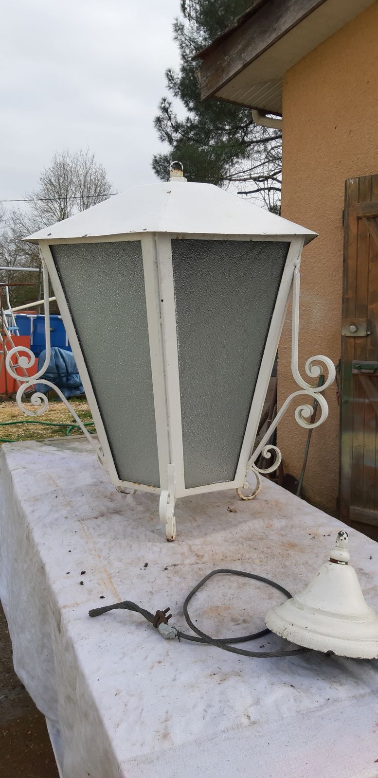 photo buy Wrought Iron Suspension 1900 Granite Glass