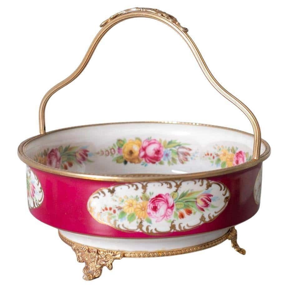 Vintage Hand Painted Ceramic Centrepiece