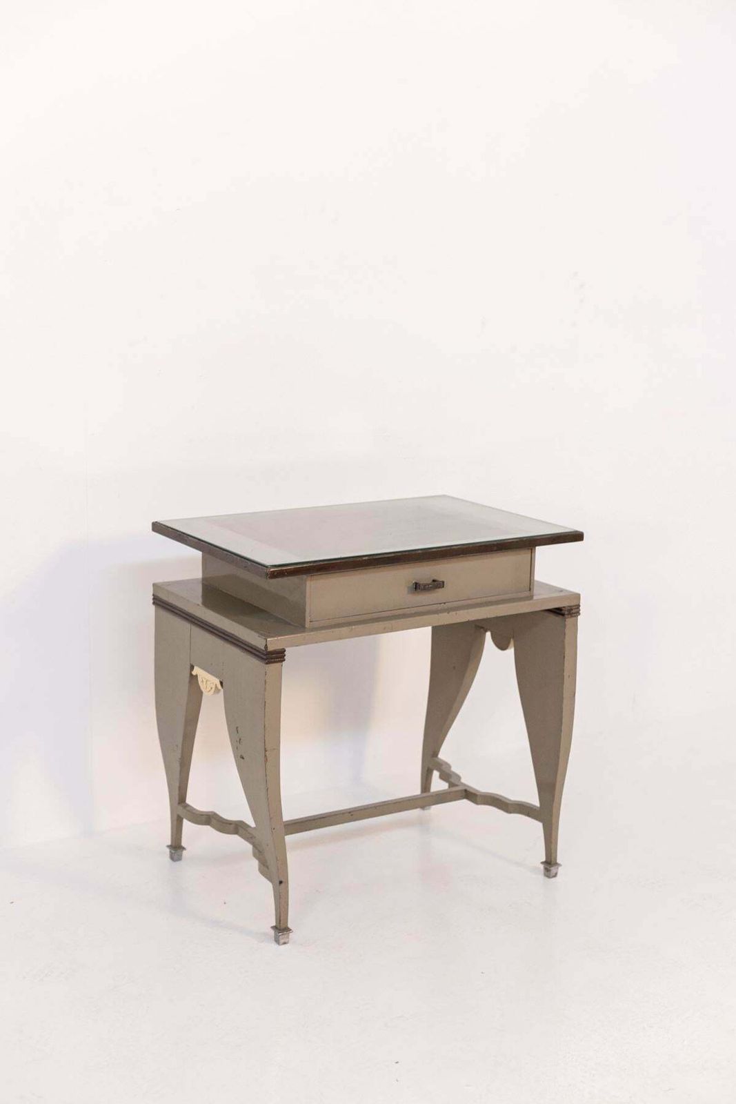 Vintage Jewellery Cabinet In Green Wood Attr. To Gio Ponti photo furniture