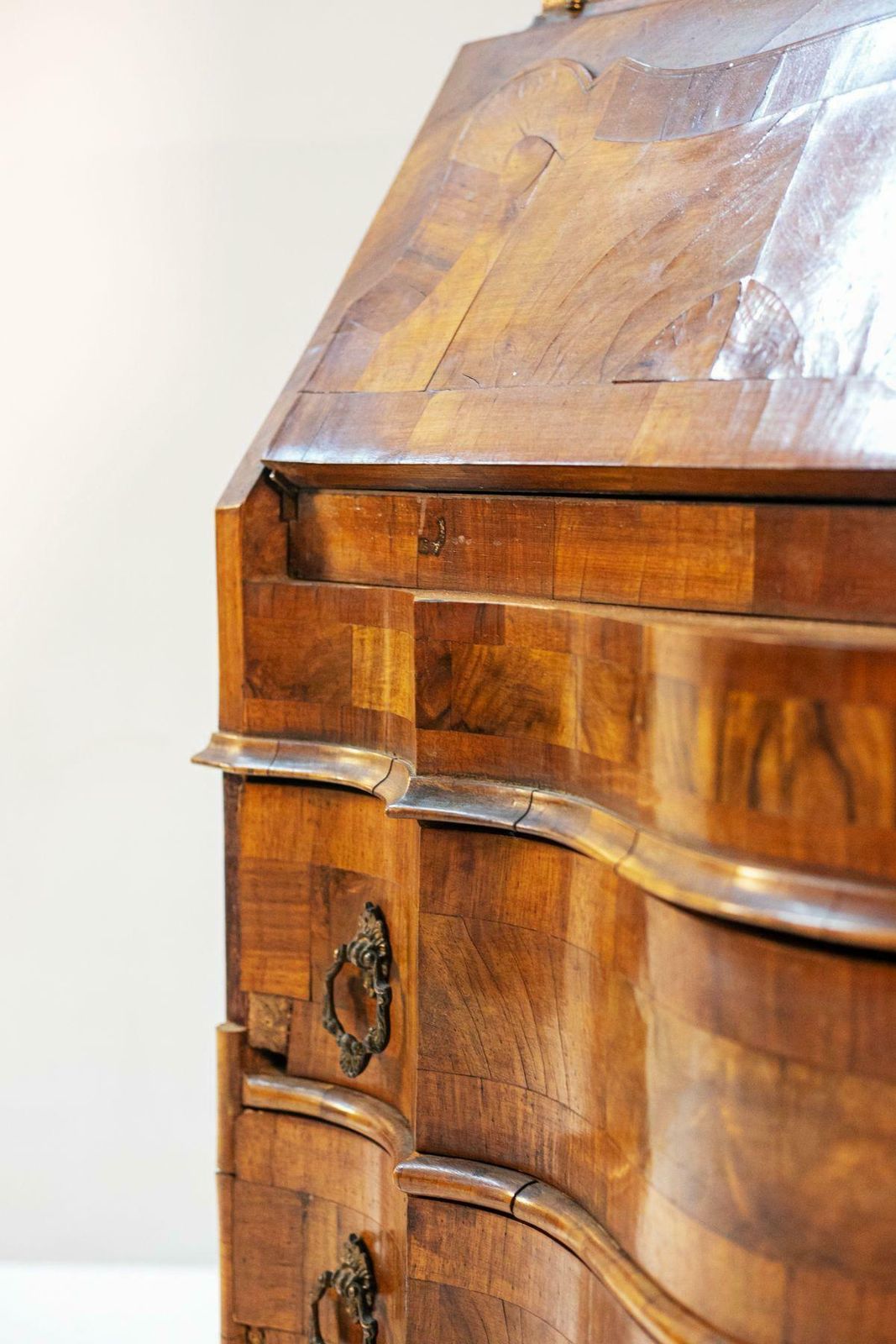 Louis XV Style Walnut Root Cabinet 19th Century photo for sale