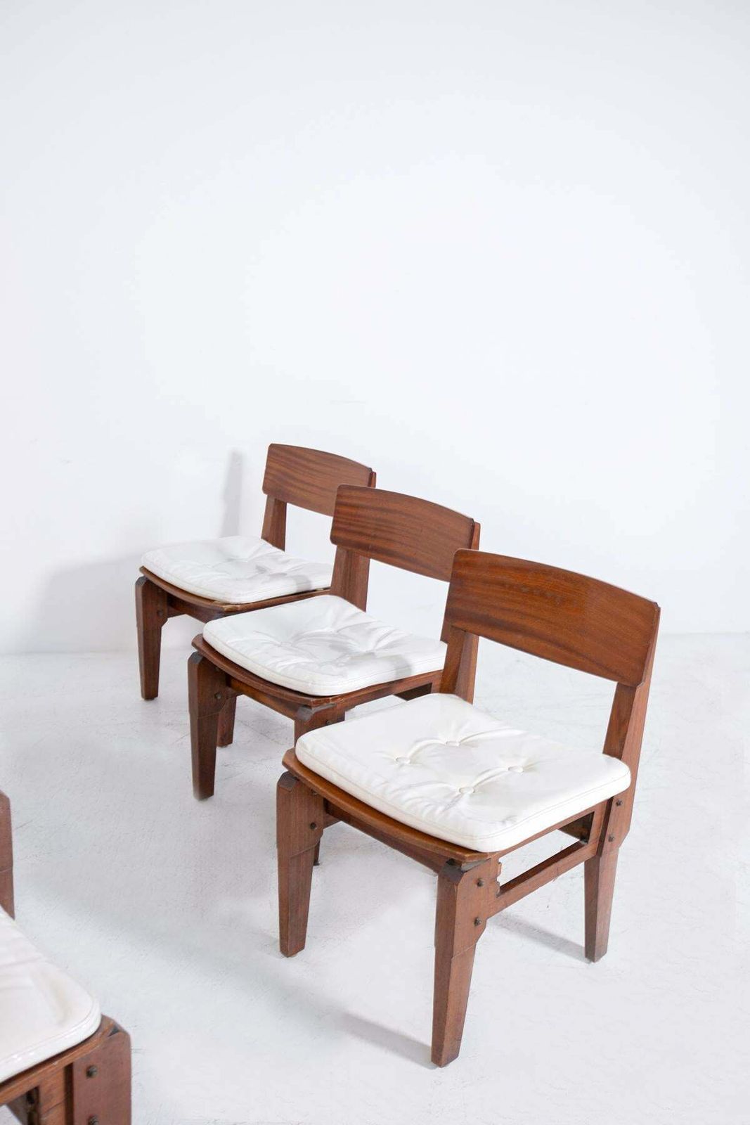 Furniture Set Of Six Italian Chairs By Arch Vito Sangirardi For Pallante Shop Bari photo